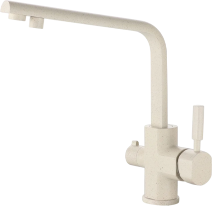 Смеситель для кухни Kaiser Decor 40144-11 бежевый мрамор