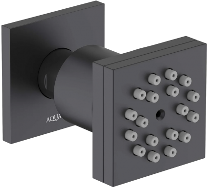 Душевая форсунка Акватек AQ2098MB матовая черная