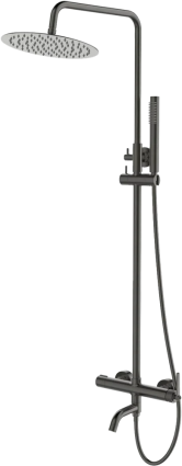 Душевая стойка ESKO Bangkok ST250BGGM оружейная сталь
