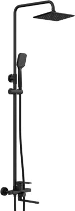 Душевая стойка Elghansa Heffen 2353520-2H-Black черный