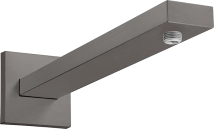 Кронштейн для верхнего душа Hansgrohe Square 27694340 38,9 см, матовый черный хром