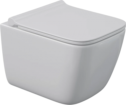 Унитаз подвесной Berges Wasserhaus Quattro Strati Slim SO 082149 белый, с микролифтом