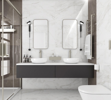 Коллекция плитки Ceradim Calacatta Faro Grey