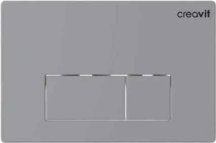 Кнопка смыва Creavit ARC GP8002.00 серая матовая