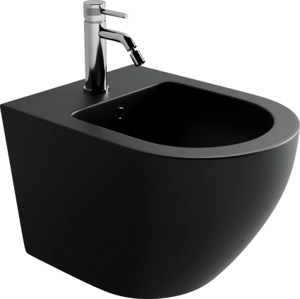 Биде подвесное Ceramica Nova Uno CN11002MB черное матовое