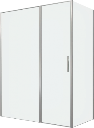 Душевой уголок Allen Brau Priority 160x90, профиль серебро браш, стекло прозрачное