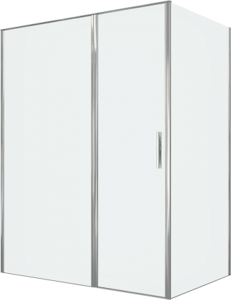 Душевой уголок Allen Brau Priority 160x100, профиль хром, стекло прозрачное