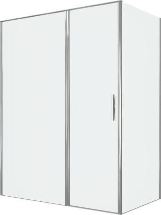 Душевой уголок Allen Brau Priority 160x90, профиль хром, стекло прозрачное