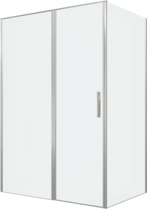 Душевой уголок Allen Brau Priority 140x100, профиль серебро браш, стекло прозрачное
