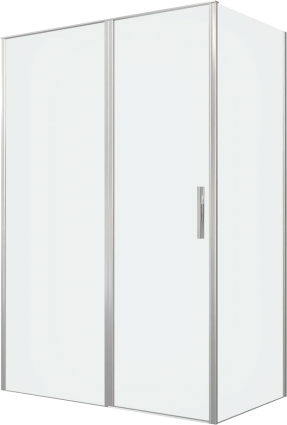 Душевой уголок Allen Brau Priority 140x80, профиль серебро браш, стекло прозрачное