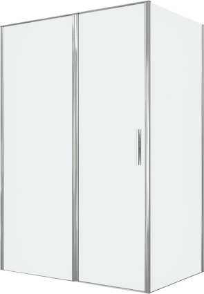 Душевой уголок Allen Brau Priority 140x90, профиль хром, стекло прозрачное