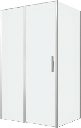 Душевой уголок Allen Brau Priority 120x90, профиль серебро браш, стекло прозрачное