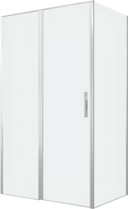 Душевой уголок Allen Brau Priority 120x80, профиль серебро браш, стекло прозрачное