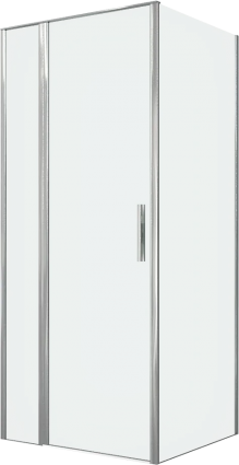 Душевой уголок Allen Brau Priority 90x90, профиль хром, стекло прозрачное