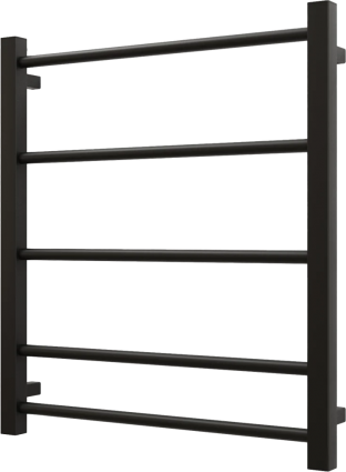 Полотенцесушитель водяной Grota Simple 60x53, RAL9005 черный матовый