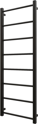 Полотенцесушитель водяной Grota Simple 120x43, RAL9005 черный матовый