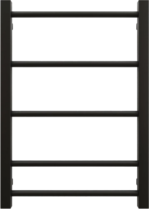 Полотенцесушитель водяной Grota Simple 60x43, RAL9005 черный матовый