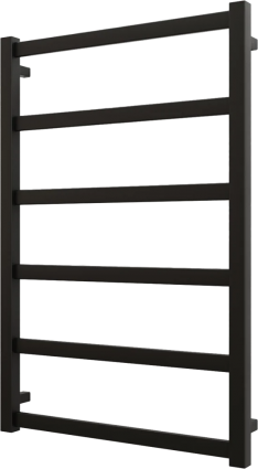 Полотенцесушитель водяной Grota Soffi 80x53, RAL9005 черный матовый