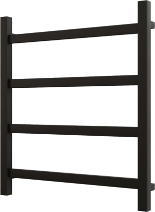 Полотенцесушитель водяной Grota Soffi 60x53, RAL9005 черный матовый