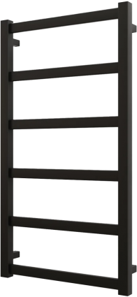 Полотенцесушитель водяной Grota Soffi 80x43, RAL9005 черный матовый
