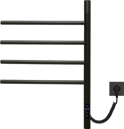 Полотенцесушитель электрический Vincea VTD-1S1CBE черный