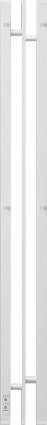 Полотенцесушитель электрический Point Фрея PN20712W 13x120, белый
