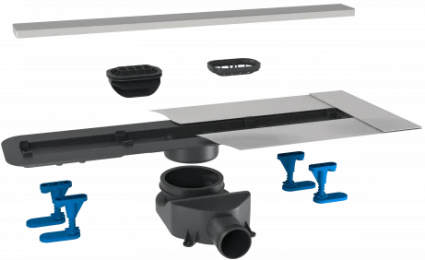 Душевой трап (лоток) BETTOSERB Frameless Line 850 матовый хром