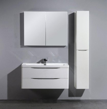 Мебель для ванной BelBagno Ancona-N 90 bianco lucido подвесная