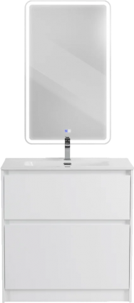 Мебель для ванной BelBagno Kraft 80 напольная, bianco opaco, раковина BB800ETL