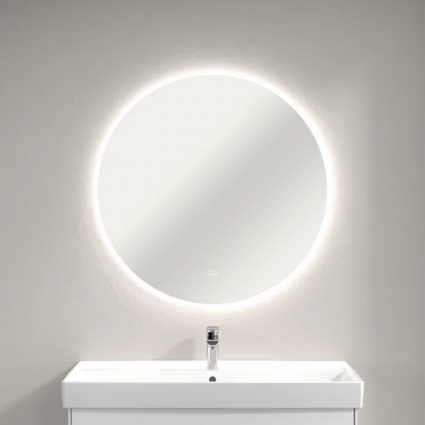 Зеркало круглое Villeroy & Boch More to See Lite A4608500 85 с LED-подсветкой, 6500 K