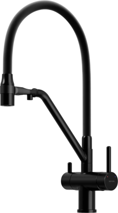 Смеситель для кухни Sancos Dora SC4003MB с гибким изливом, матовый черный