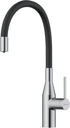 Смеситель для кухни Omoikiri Yatomi 2 Plus BN-BL нержавеющая сталь, черный