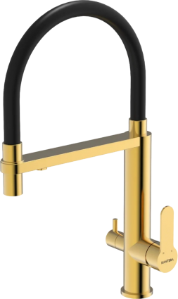 Смеситель для кухни Kantera Crystal 44730 eureka gold