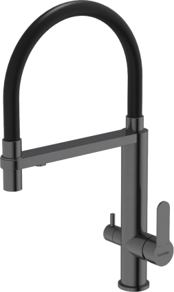 Смеситель для кухни Kantera Crystal 44729 black pearl