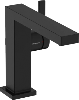 Смеситель для раковины Hansgrohe Tecturis E 110 Fine 73020670 матовый черный