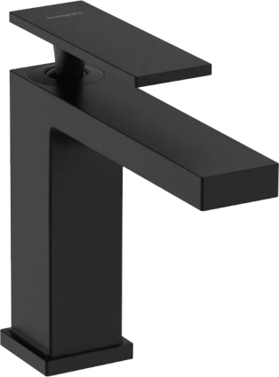 Смеситель для раковины Hansgrohe Tecturis E 110 73010670 матовый черный