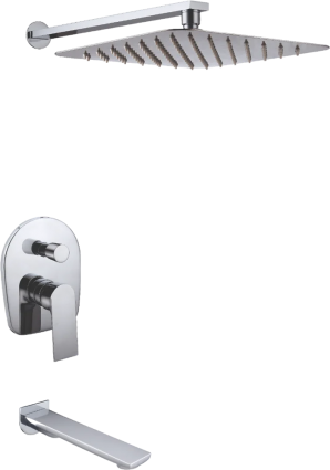 Душевой комплект Kaiser Linear 59077 С ВНУТРЕННЕЙ ЧАСТЬЮ, хром