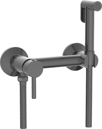 Гигиенический душ RGW Shower Panels SP-215Gr со смесителем, С ВНУТРЕННЕЙ ЧАСТЬЮ, серый