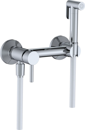 Гигиенический душ RGW Shower Panels SP-215 со смесителем, С ВНУТРЕННЕЙ ЧАСТЬЮ, хром