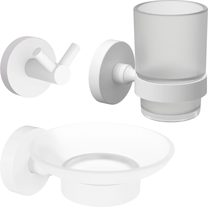 Набор DEKOR BANYO Alina White, A40 406 05 + A40 408 05 + A40 405 05