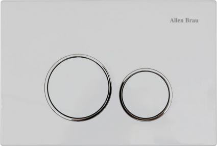 Кнопка смыва Allen Brau Priority 9.20001.20 белая глянец
