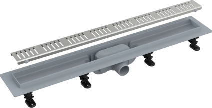 Душевой трап (лоток) AlcaPlast APZ19 APZ19-750 с решеткой и опорами