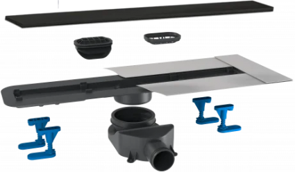 Душевой трап (лоток) BETTOSERB Frameless Line 850 черный матовый