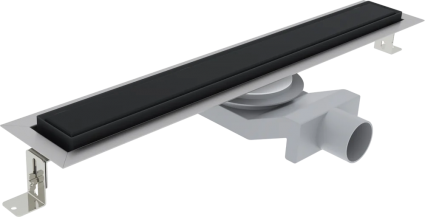 Душевой трап (лоток) Plumberia Selection PST In-Tile 90 см, черный матовый