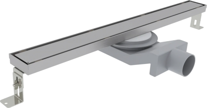 Душевой трап (лоток) Plumberia Selection PSL Linear 100 см, нержавеющая сталь матовая