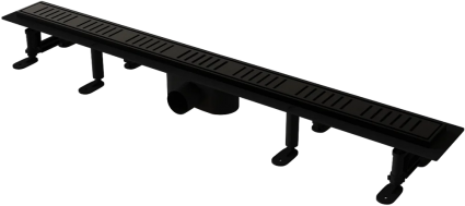 Душевой трап (лоток) RGW SDR-34B черный, 80 см