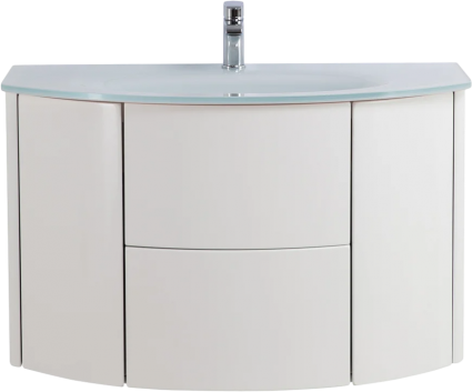 Тумба с раковиной Cezares Eden 91 bianco lucido, раковина 82399
