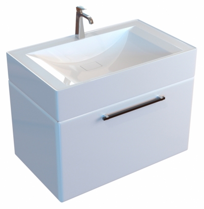 Тумба для комплекта De Aqua Алоэ 80 белая