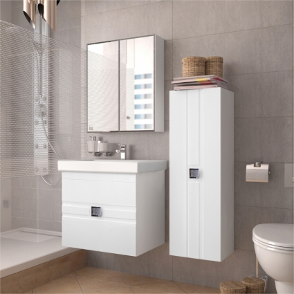 Мебель для ванной Style Line Амарант 60 Plus белая