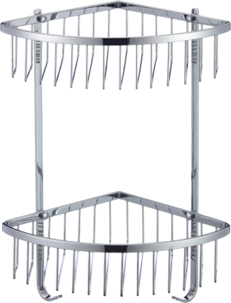 Полка Savol S-002554 хром, для душа, угловая